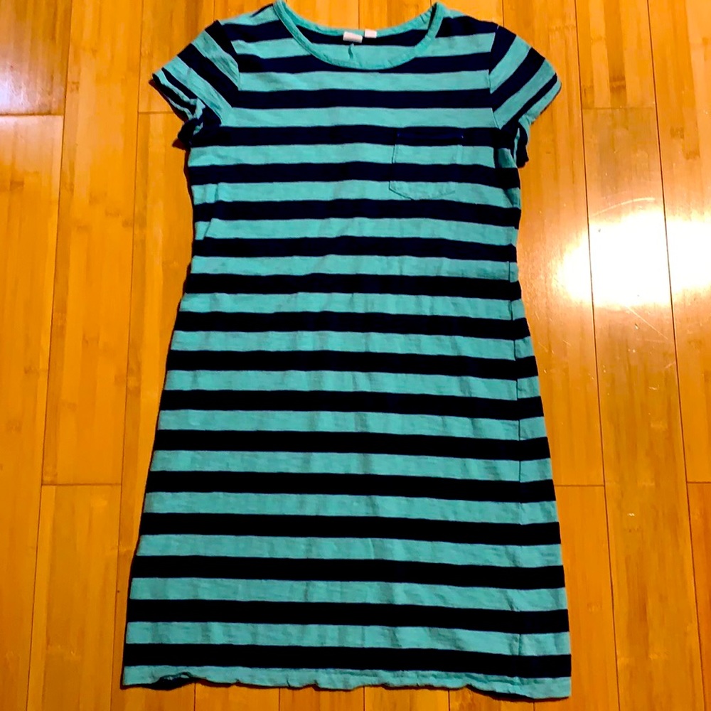Teal and dark blue GAP tshirt dress size Small